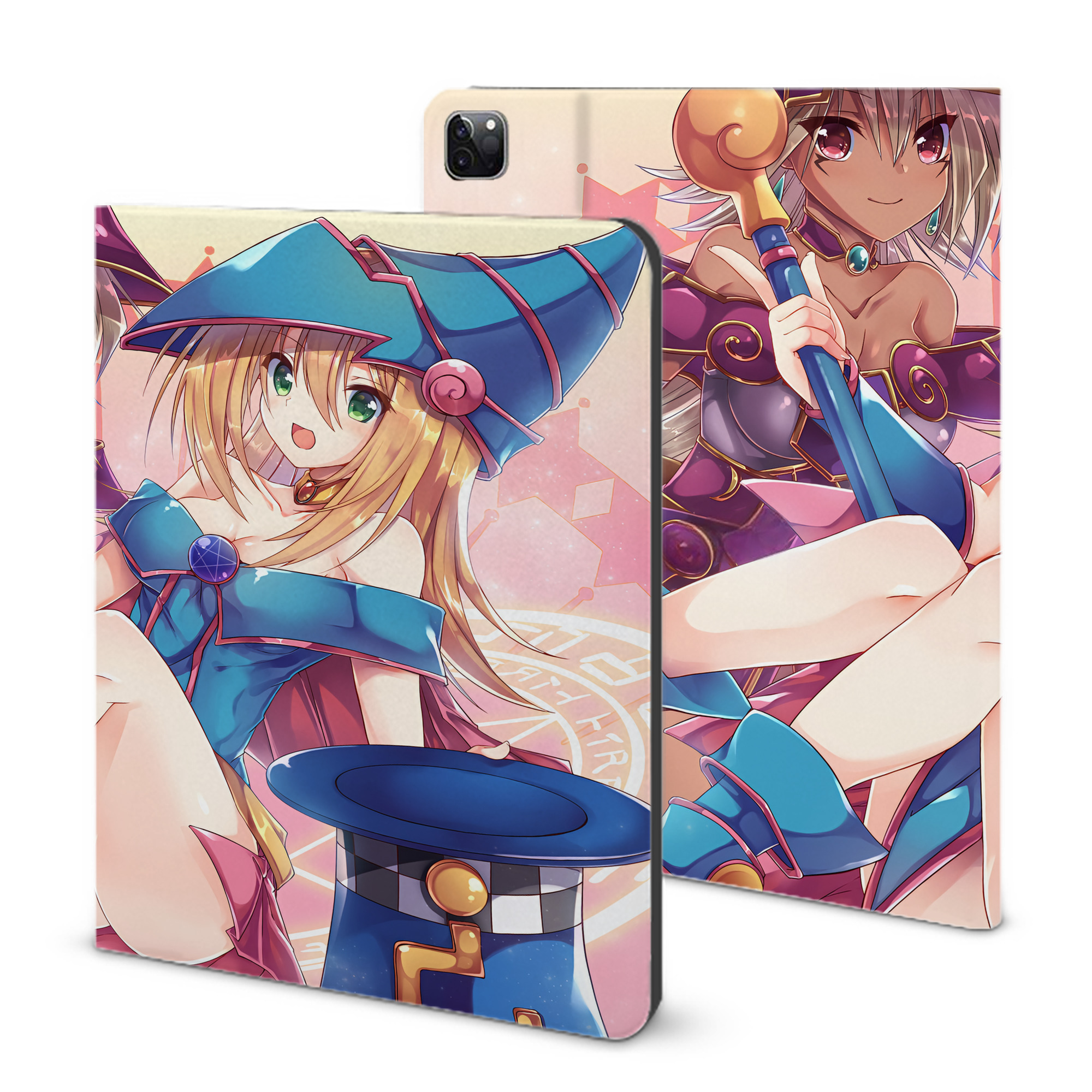 （画像用） 遊☆戯☆王 Yu-Gi-Oh! IPad ケース ブック型 PUレザー TPU 耐衝撃 軽量 薄型 ペン収納なし 全面保護 IPad 各モデル対応
